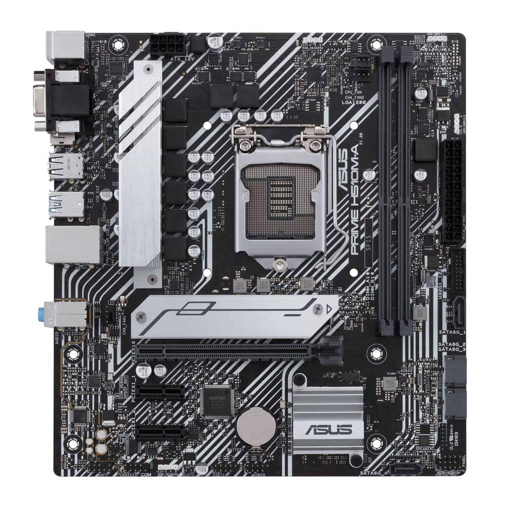 Материнская плата Asus PRIME H510M-A IntelH510 LGA1200 2 слота DDR4 Micro-ATX (583061)