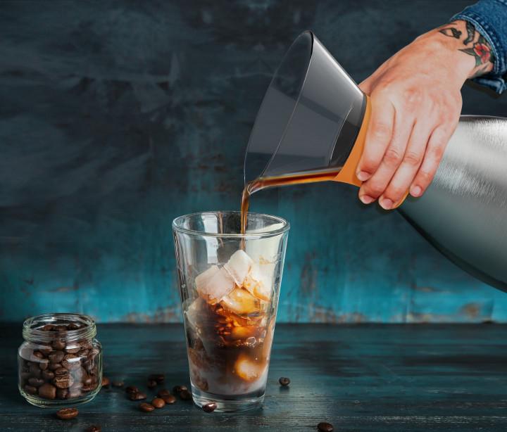 Набір для кави Asobu пуровер з термосом 1 л Сріблястий (PO300 SILVER/BLACK) - фото 5 Набір для кави Asobu пуровер з термосом 1 л Сріблястий (PO300 SILVER/BLACK) - фото 5