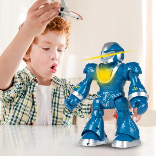 Интерактивный танцующий робот Dancing Robot на пульте управления Голубой (ROB62125) - фото 9