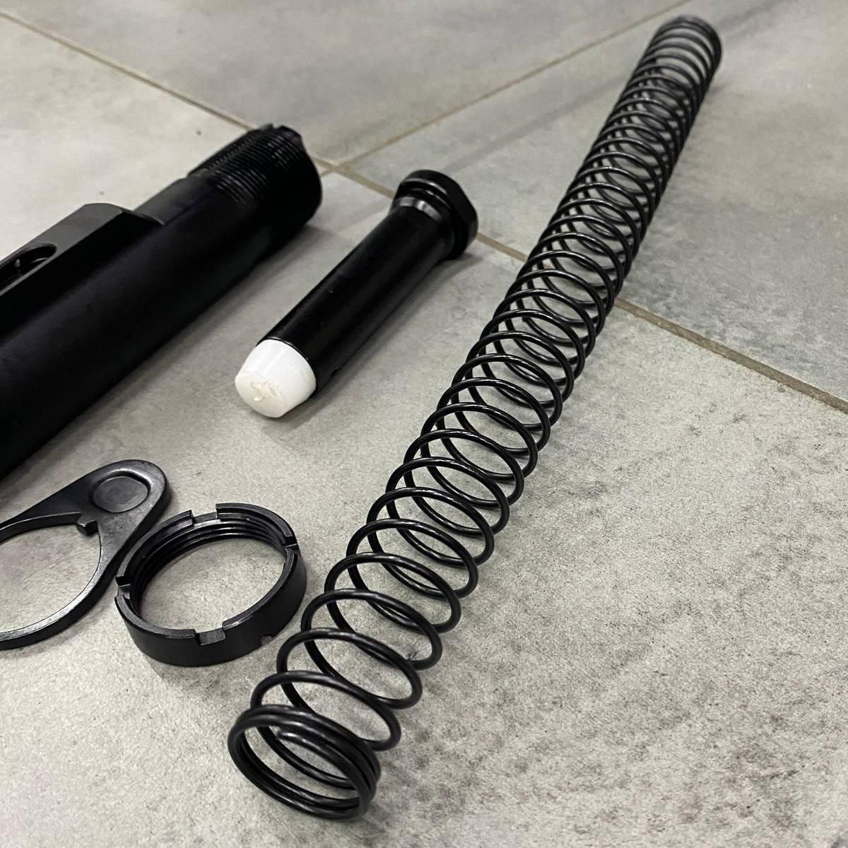 Комплект буферной трубки LD Turkish для AR-15 трубка/буфер/пружина/контргайка/торцевая пластина (244240) - фото 4 Комплект буферной трубки LD Turkish для AR-15 трубка/буфер/пружина/контргайка/торцевая пластина (244240) - фото 4