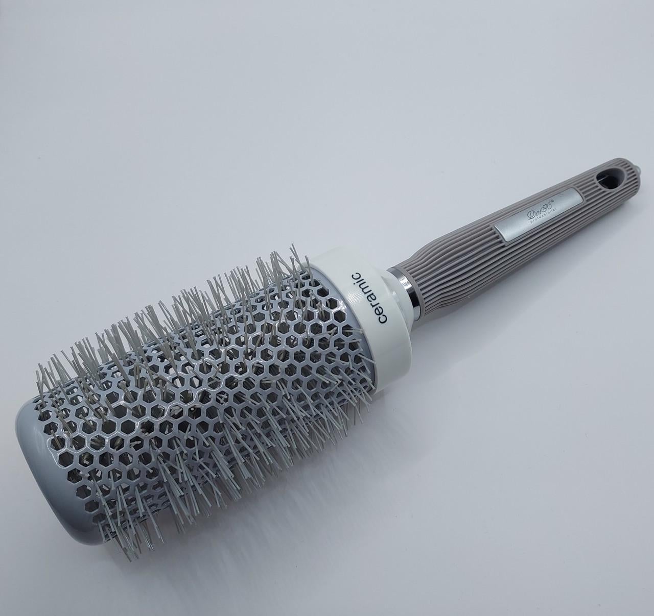 Расческа-браш керамическая для волос ДенІС professional CERAMIC+ION 52 мм (1453071249)