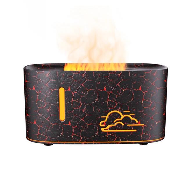 Зволожувач повітря з ефектом полум'я аромадифузор з підсвічуванням 3 режими 8 кольорів живлення від USB 15х8х7 см Чорний (D-0163) - фото 5 Зволожувач повітря з ефектом полум'я аромадифузор з підсвічуванням 3 режими 8 кольорів живлення від USB 15х8х7 см Чорний (D-0163) - фото 5