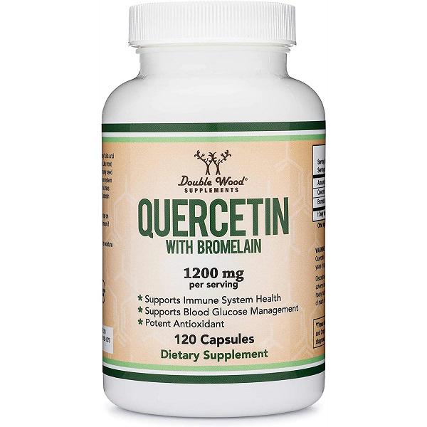 Кверцетін Double Wood Quercetin with Bromelain 1200 мг 120 капс.