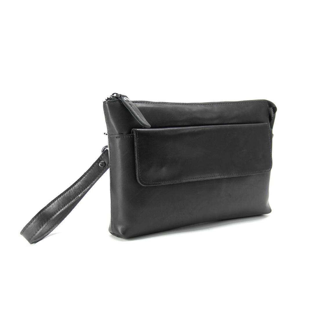 Клатч мужской Royal Bag M39-763-2A кожаный Черный (7610)
