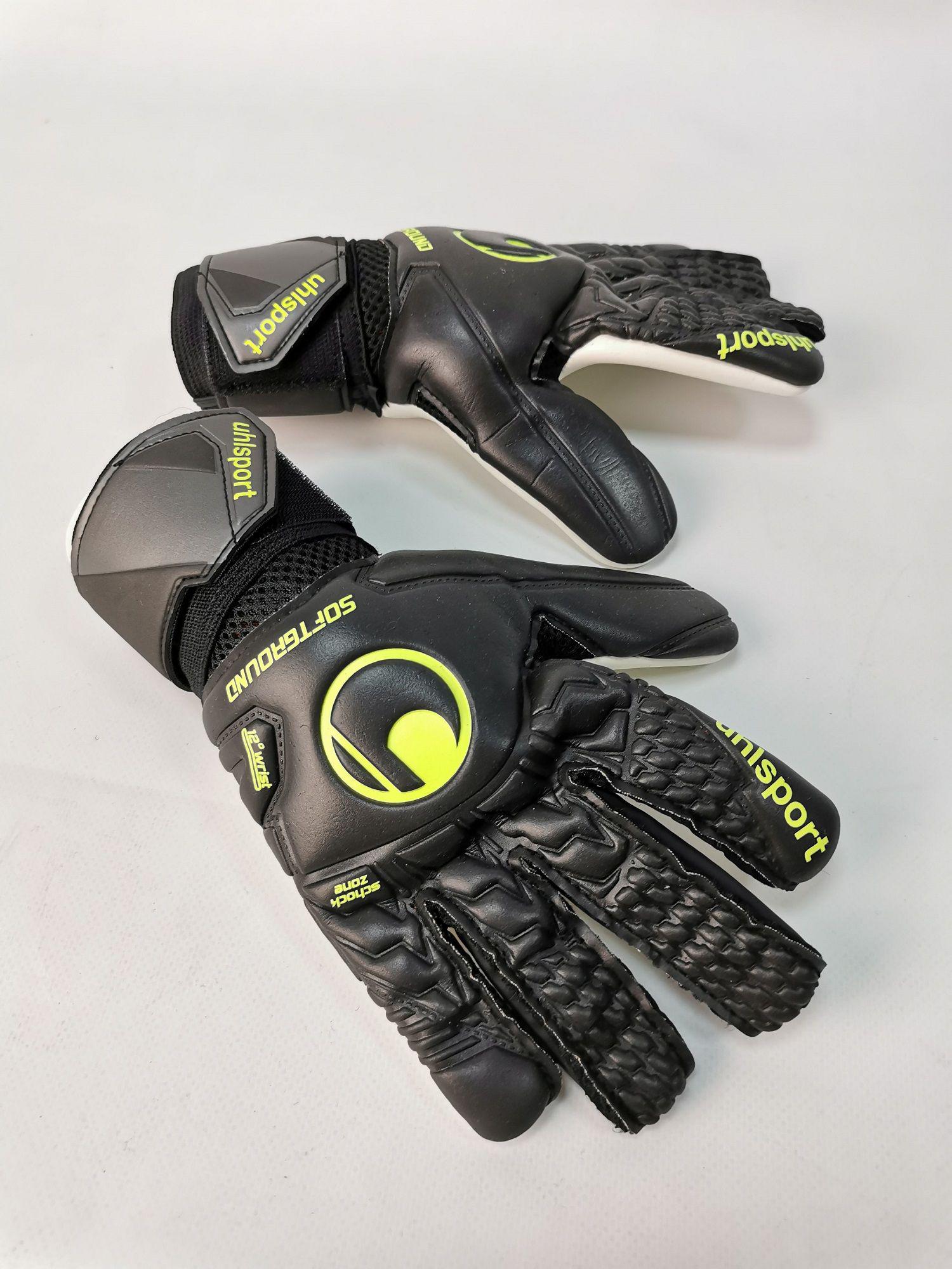 Рукавиці воротарські Uhlsport Soft Hn Comp 305 1011155 02 2020 р. 8 Чорний/Жовтий - фото 4