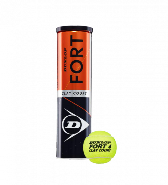 Мячи для тенниса Dunlop Fort Clay Court 4 шт. (601318)