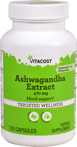 Экстракт ашваганда Vitacost Ashwagandha Extract 470 мг 120 капсул (844197010639) Экстракт ашваганда Vitacost Ashwagandha Extract 470 мг 120 капсул (844197010639)