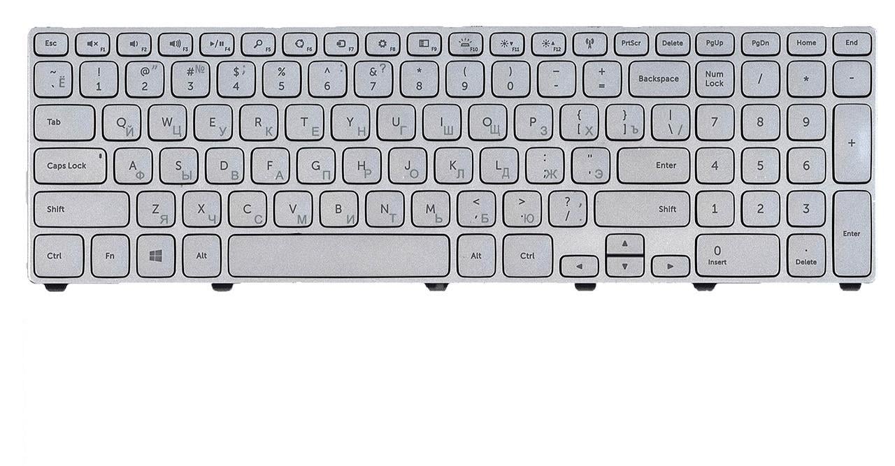 Клавиатура для ноутбука Dell Inspiron 7737 с подсветкой матовая (0WHHTX)