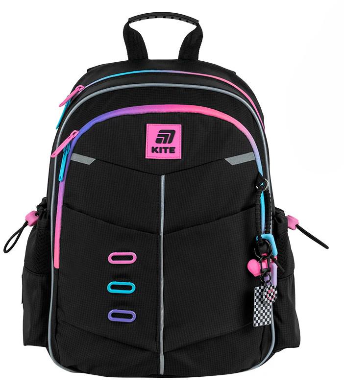 Школьный рюкзак KITE Education Color Splash Черный (K25-771S-3)