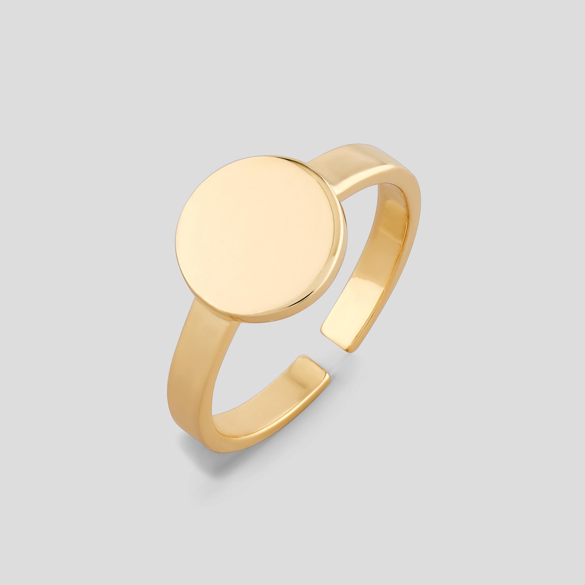 Серебряное кольцо Minimal Отражение (ВС-371з)