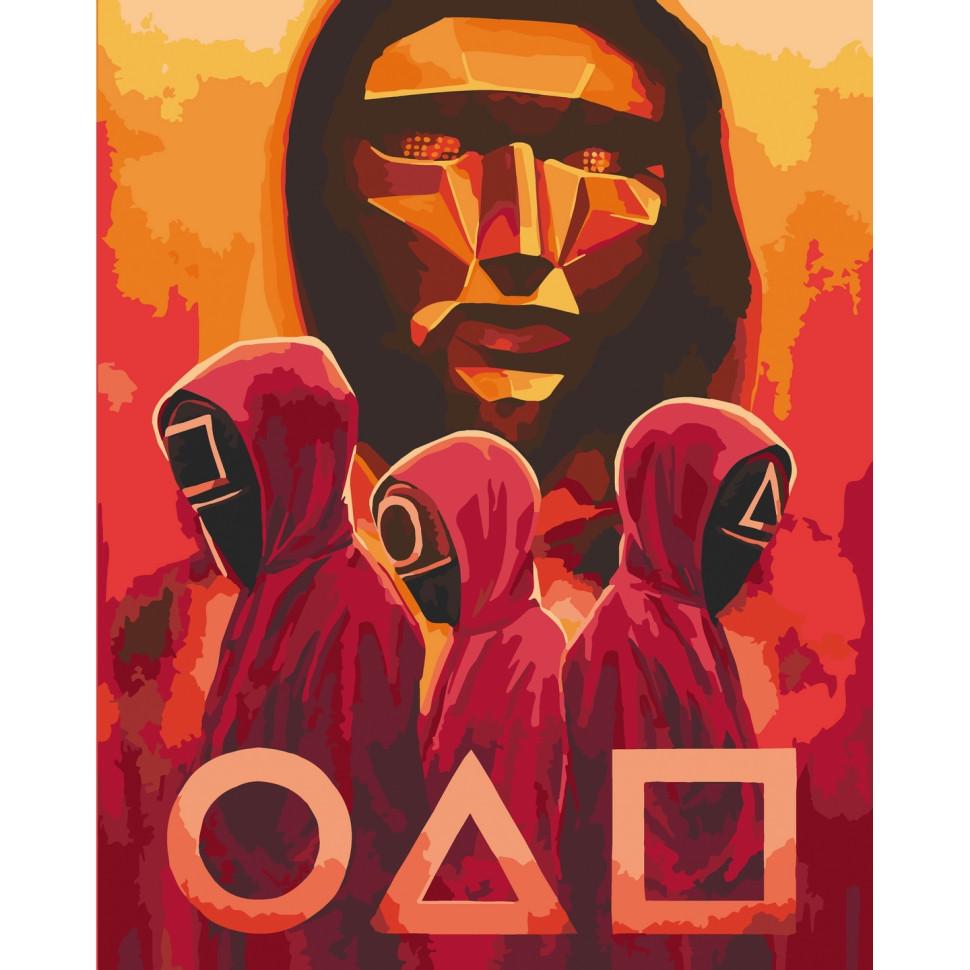 Картина по номерам Игра в кальмара Солдаты Art Craft (10297-AC 40х50 см)