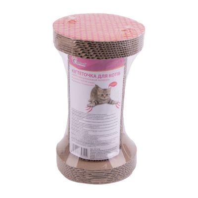 Дряпка для котів Eastland Гантель з котячою м'ятою паперова 15x25 см (557-078)