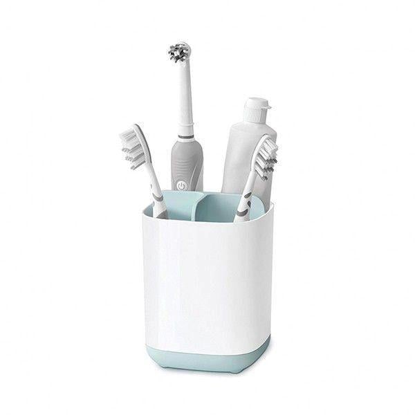 Подставка для зубных щеток Toothbrush Caddy для ванной Белый с голубым (4ADGBP)