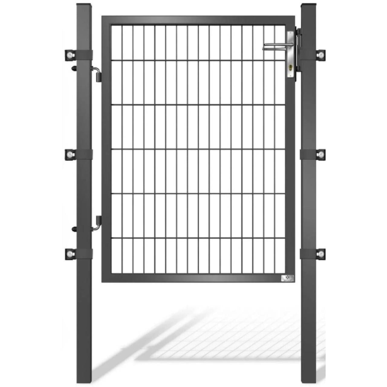 Калитка для сада KESSER с замком 120х106 см Антрацит