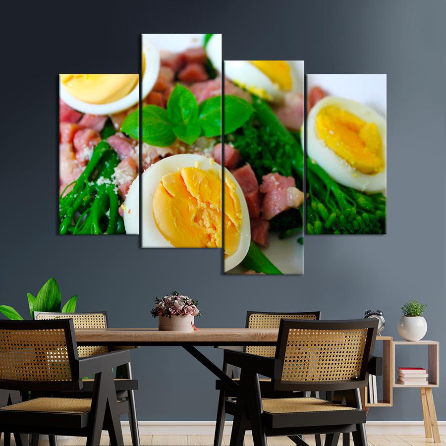 Настенний декор Аппетитный французский салат Нисуаз 149x106 см (A255-4)