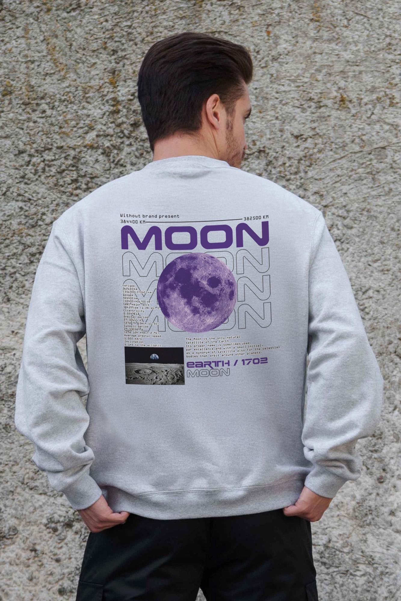 Свитшот оверсайз Moon 2XL/3XL Grey (2XL/3XL8055746)