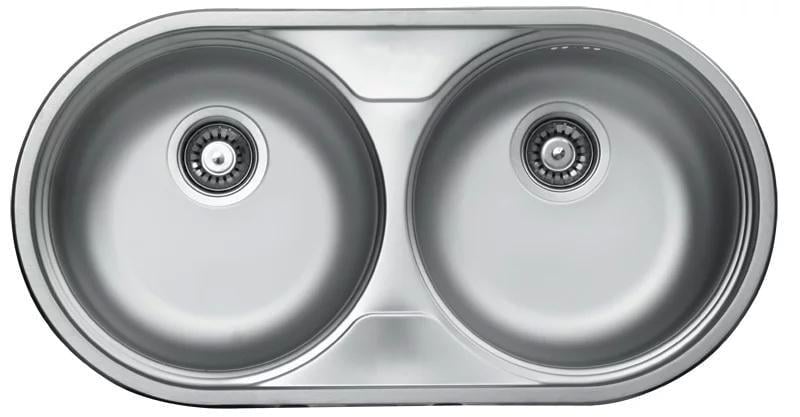 Мойка кухонная KROMEVYE EX139 BC полированная