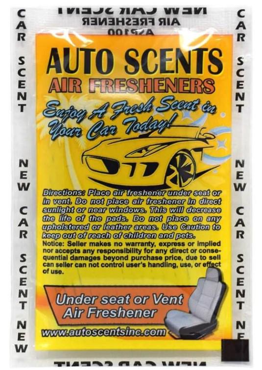 Ароматизатор автомобильный в подушечке AUTO SCENTS New Car - фото 1 Ароматизатор автомобильный в подушечке AUTO SCENTS New Car - фото 1