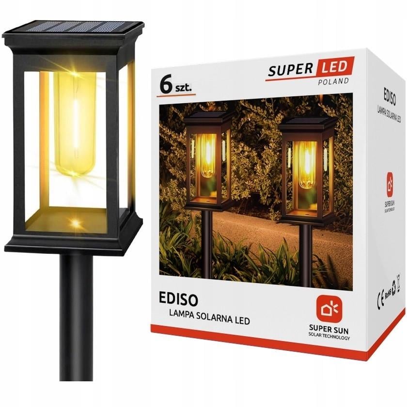 Лампа солнечная садовая LED на ножке 6 шт. (33977503)