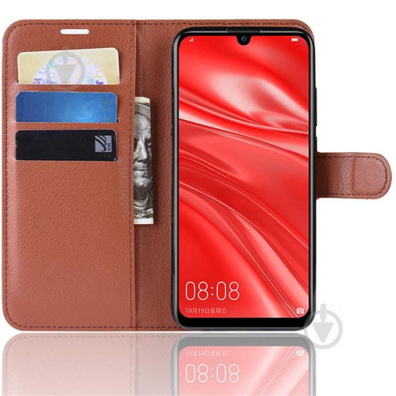 Чехол-книжка Litchie Wallet для Huawei P Smart Plus 2019 / Honor 10i Brown (hub_WHLn79295) - фото 3