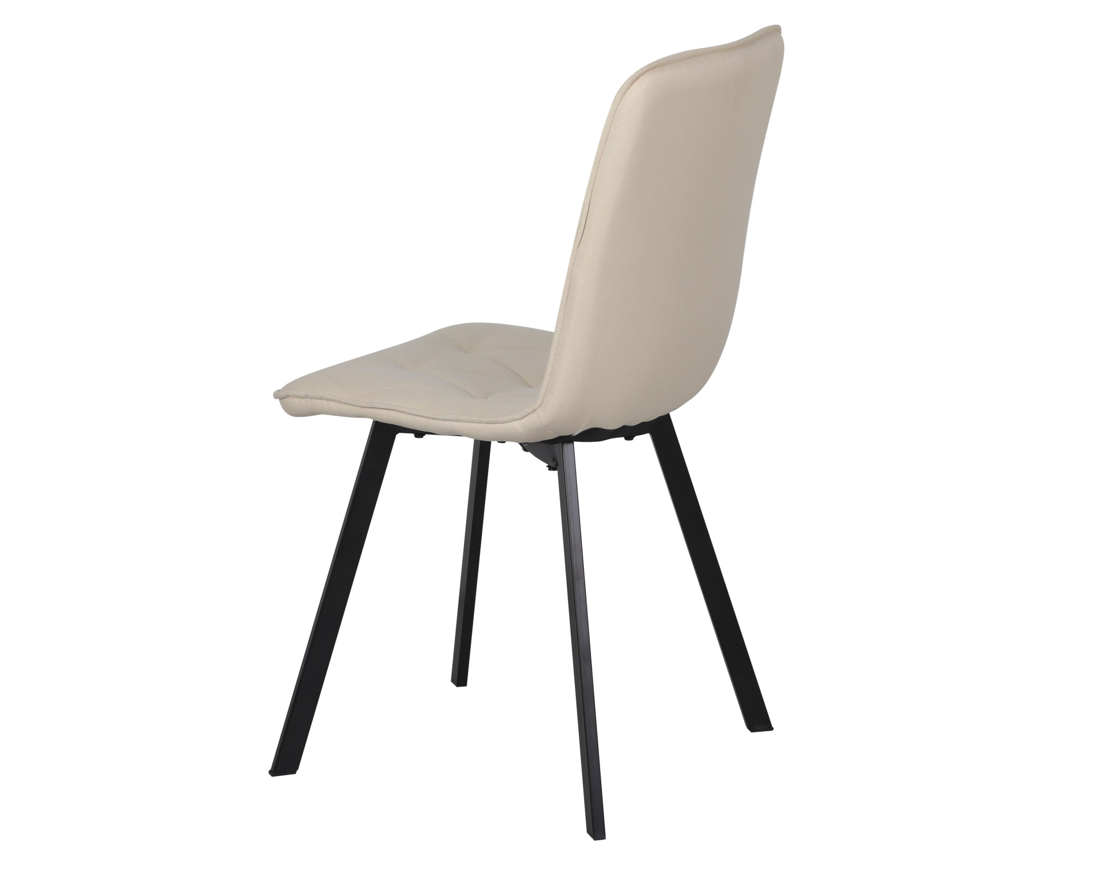 Стул кухонный Intarsio COREY TEX Черный/Кремовый (20316606) - фото 3 Стул кухонный Intarsio COREY TEX Черный/Кремовый (20316606) - фото 3