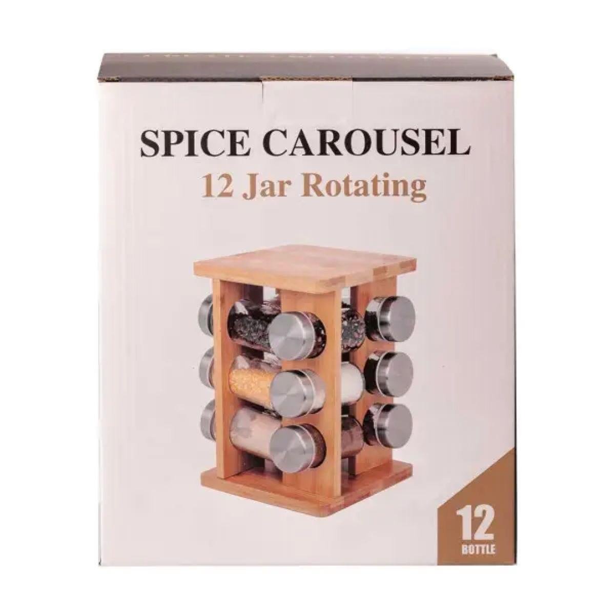 Набір для спецій на дерев'яній підставці 12 предметів по 100 мл (HP531B6612Z) - фото 5 Набір для спецій на дерев'яній підставці 12 предметів по 100 мл (HP531B6612Z) - фото 5