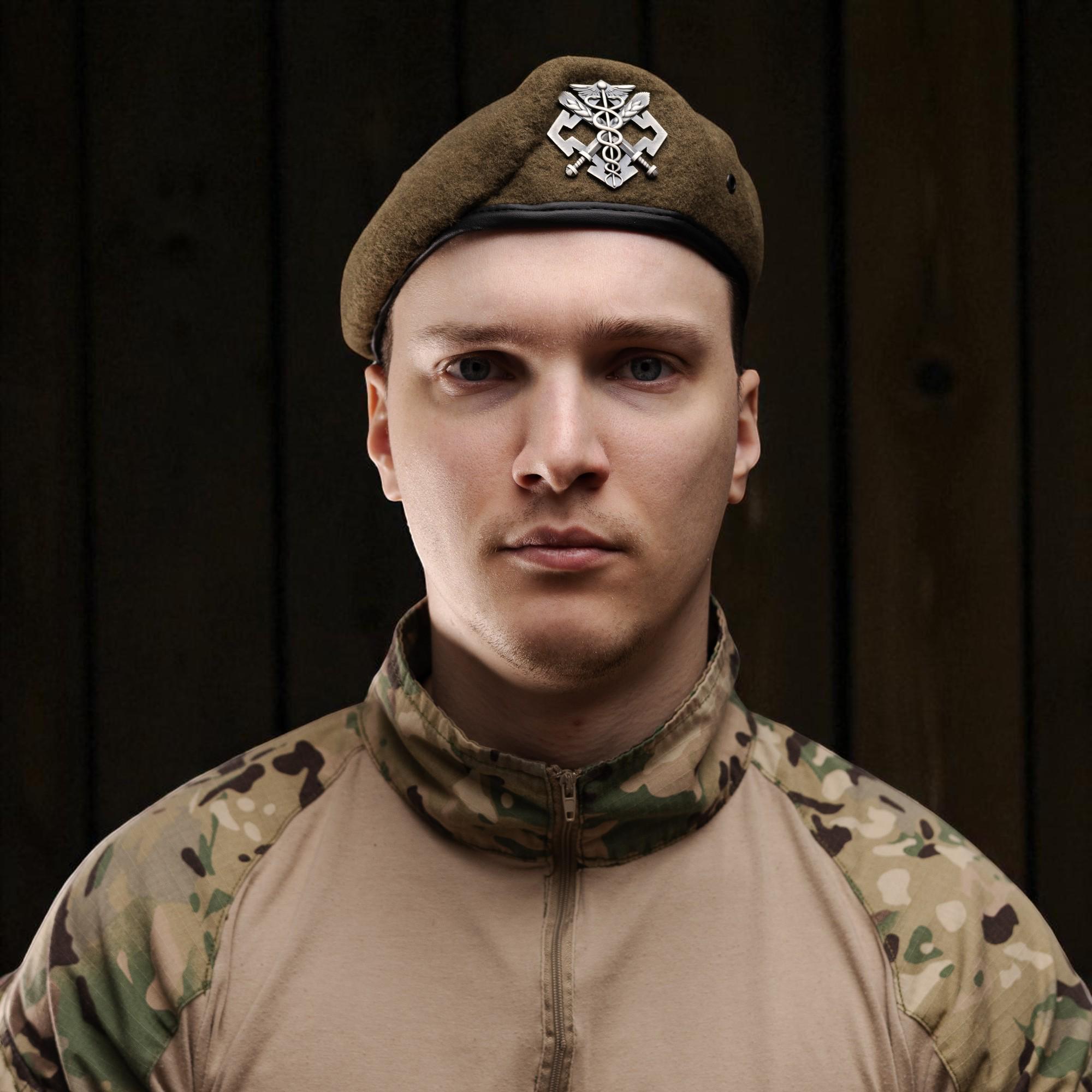 Берет Силы логистики Вооруженных Сил Украины XXL/61-62 см Степ (29052600) - фото 3 Берет Силы логистики Вооруженных Сил Украины XXL/61-62 см Степ (29052600) - фото 3