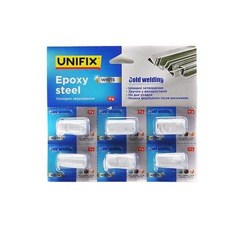 Сварка холоднаяUnifix блистер 6х10 г Белый (83619)