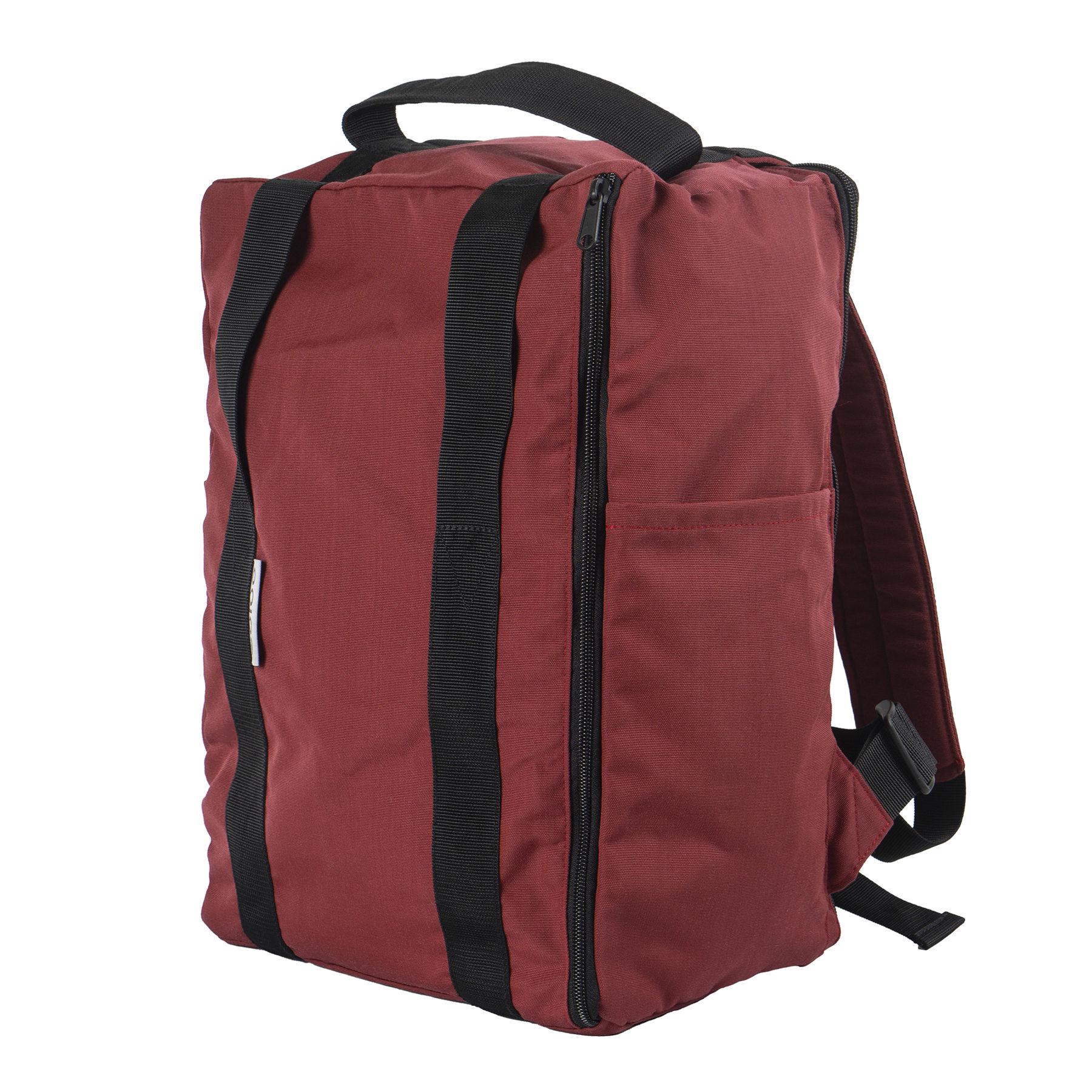 Рюкзак-антикрад OOLOO Кенгуру 40x30x20 см Бордовый (2933)
