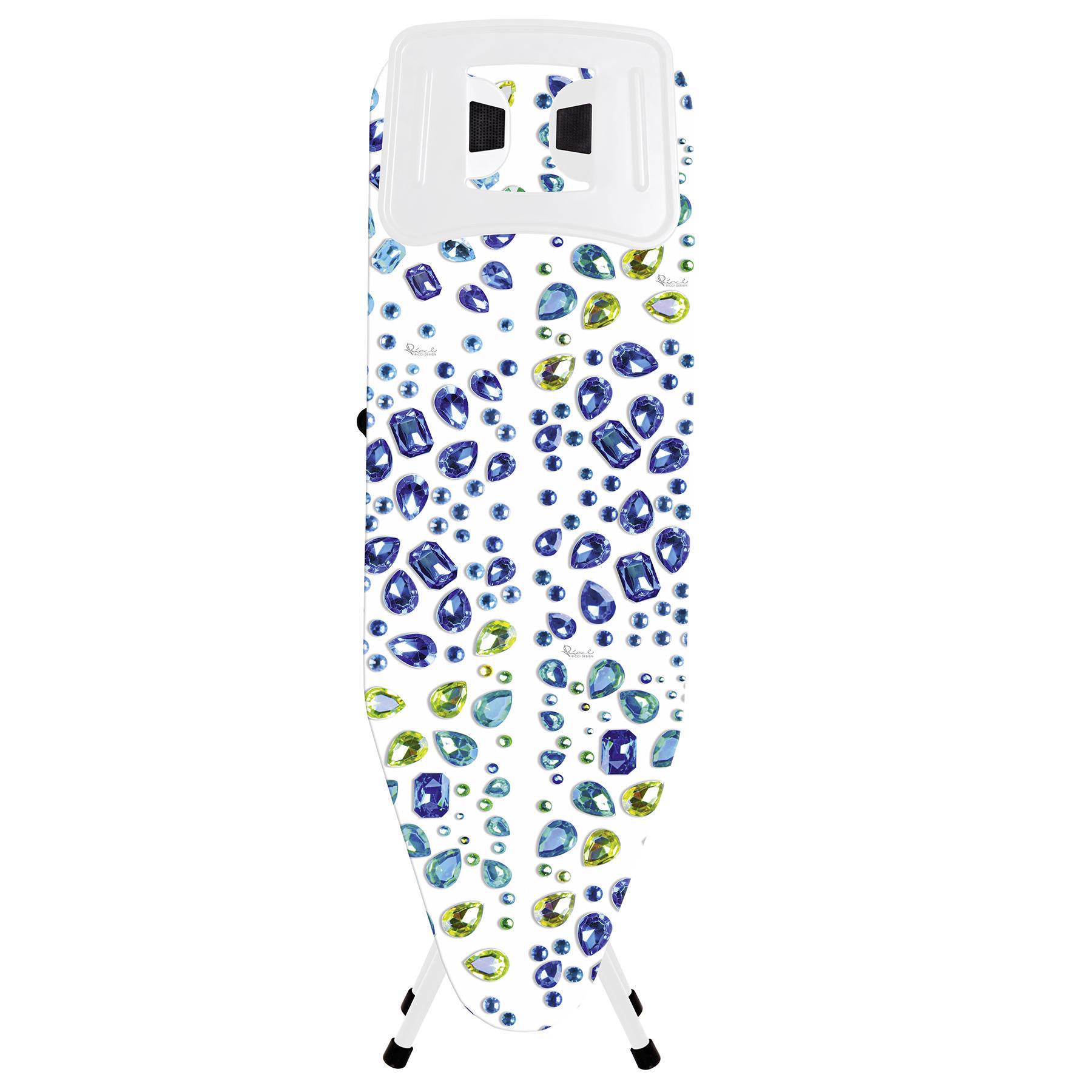 Гладильная доска Casa Si Lady 122x38 см White/Blue Crystals (CS93574R267) - фото 3