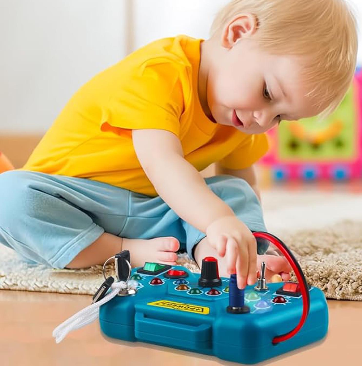 Інтерактивна іграшка бізіборд Провіди Монтессорі - фото 6 Інтерактивна іграшка бізіборд Провіди Монтессорі - фото 6