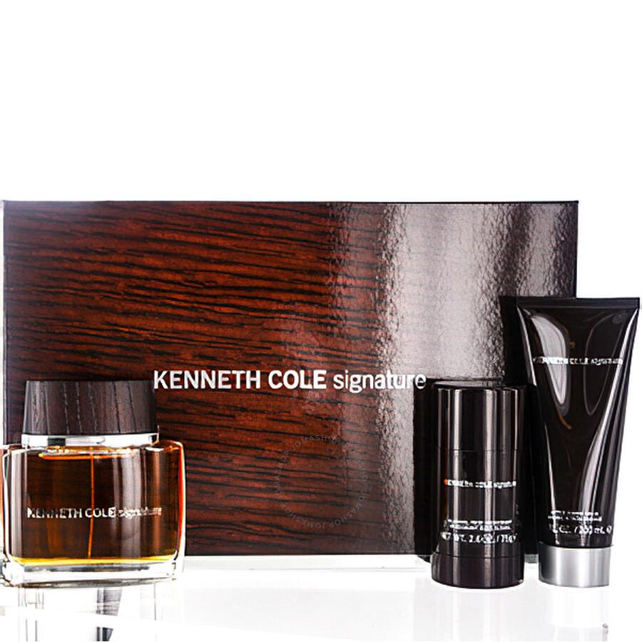 подарочный набор для мужчин Kenneth Cole Signature Men туалетная вода 100 мл/ бальзам после бритья 75 мл/дезодорант-сток 100 мл (2954)