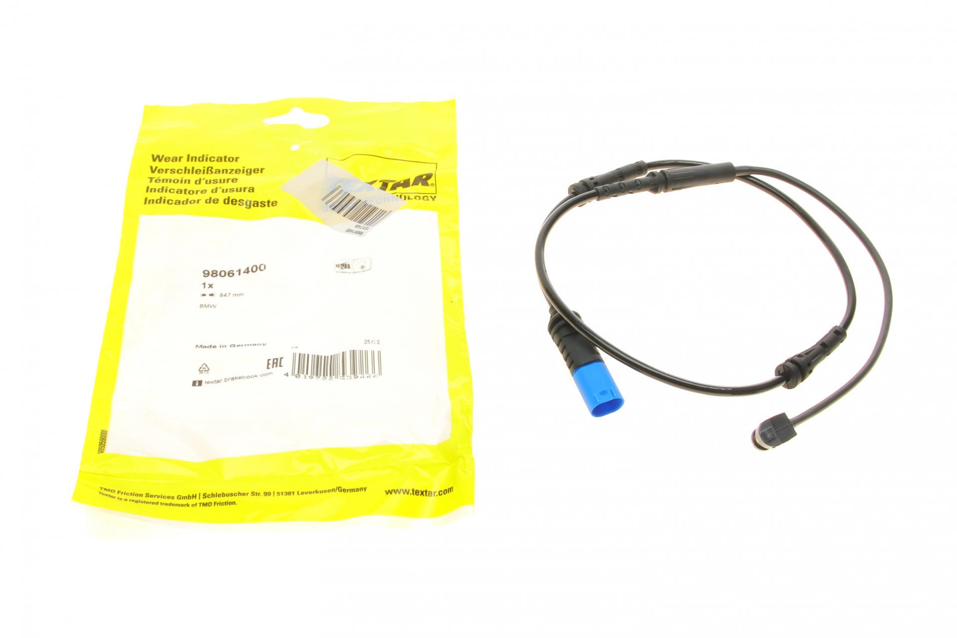 Датчик зносу передніх гальмівних колодок BMW X5 G05/F95/X7 G07 (8-847 мм (98061400)