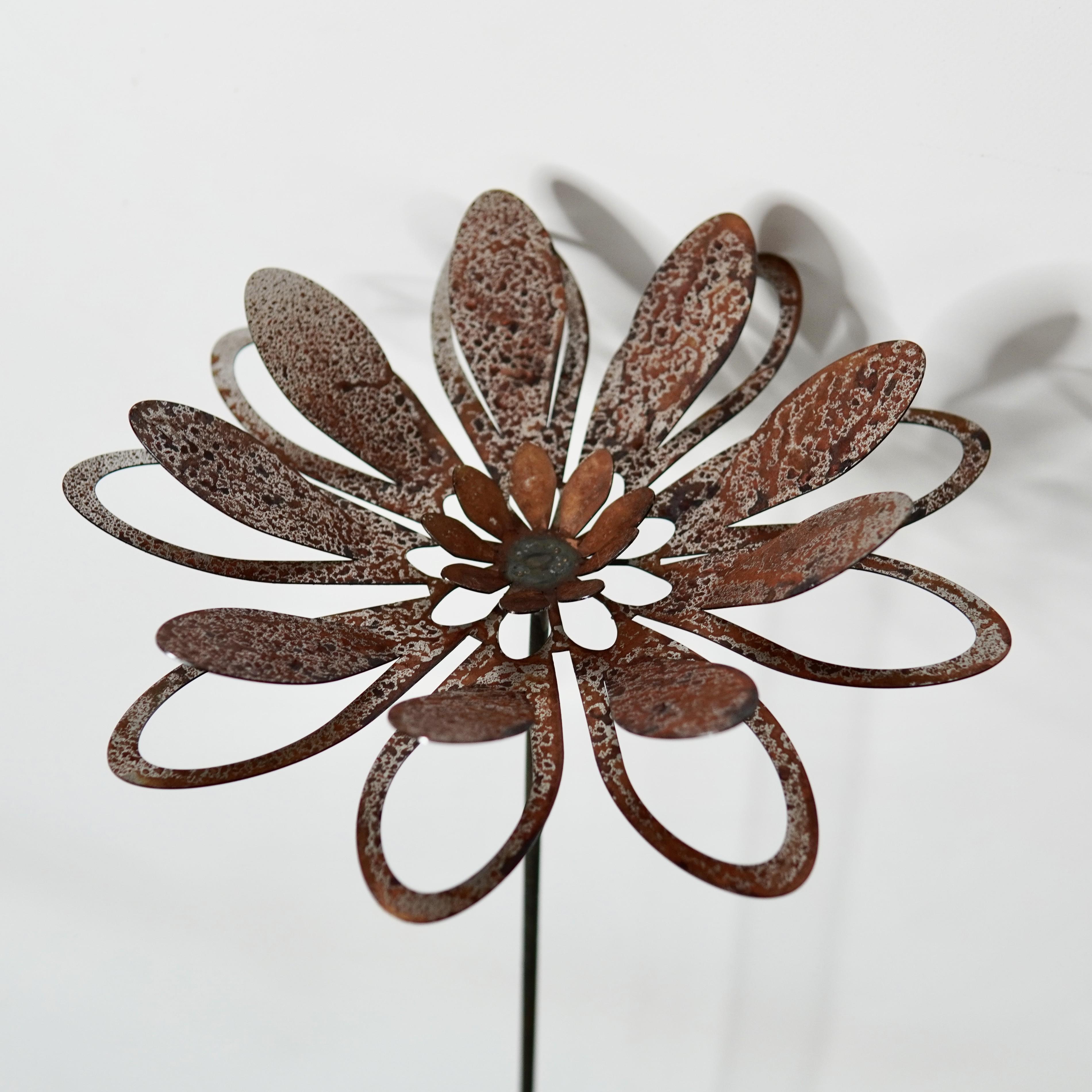 Садовая фигура Ржавый металлический цветок рудбекия для вашего двора/клумбы/сада/террасы (DCR039)