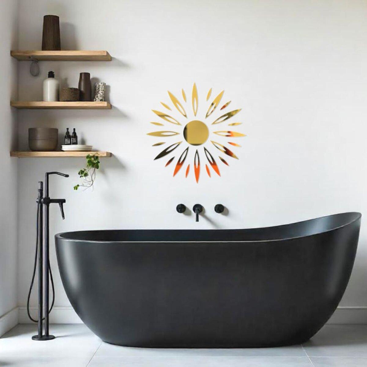 Декор зеркальный акриловый самоклеящийся 25 шт. Золотой (SW-00002522) - фото 6 Декор зеркальный акриловый самоклеящийся 25 шт. Золотой (SW-00002522) - фото 6