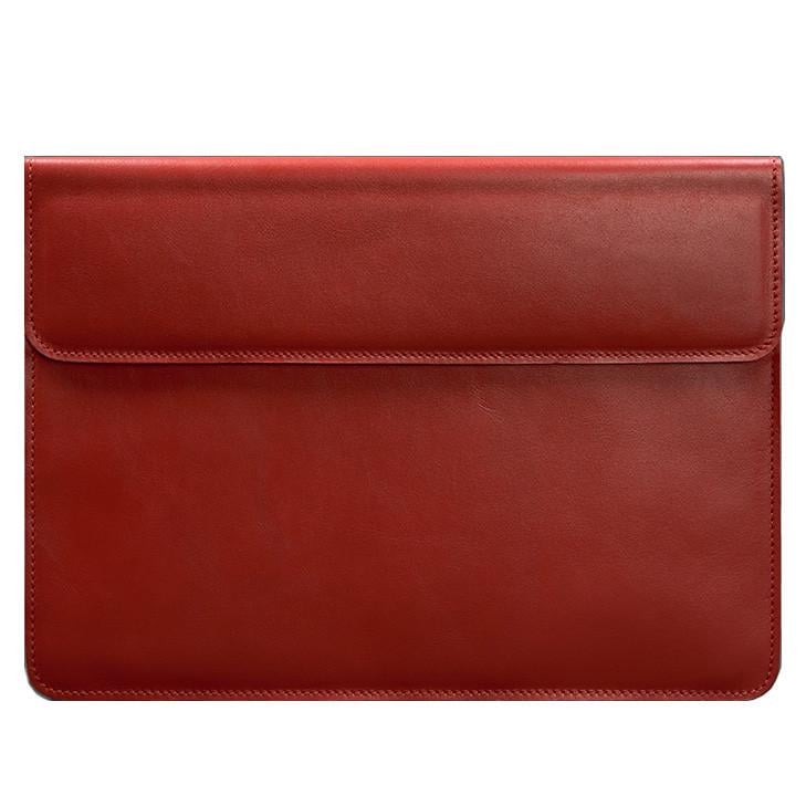 Чехол кожаный-конверт на магнитах для MacBook 15-16" Красный (A-027548) - фото 1 Чехол кожаный-конверт на магнитах для MacBook 15-16" Красный (A-027548) - фото 1