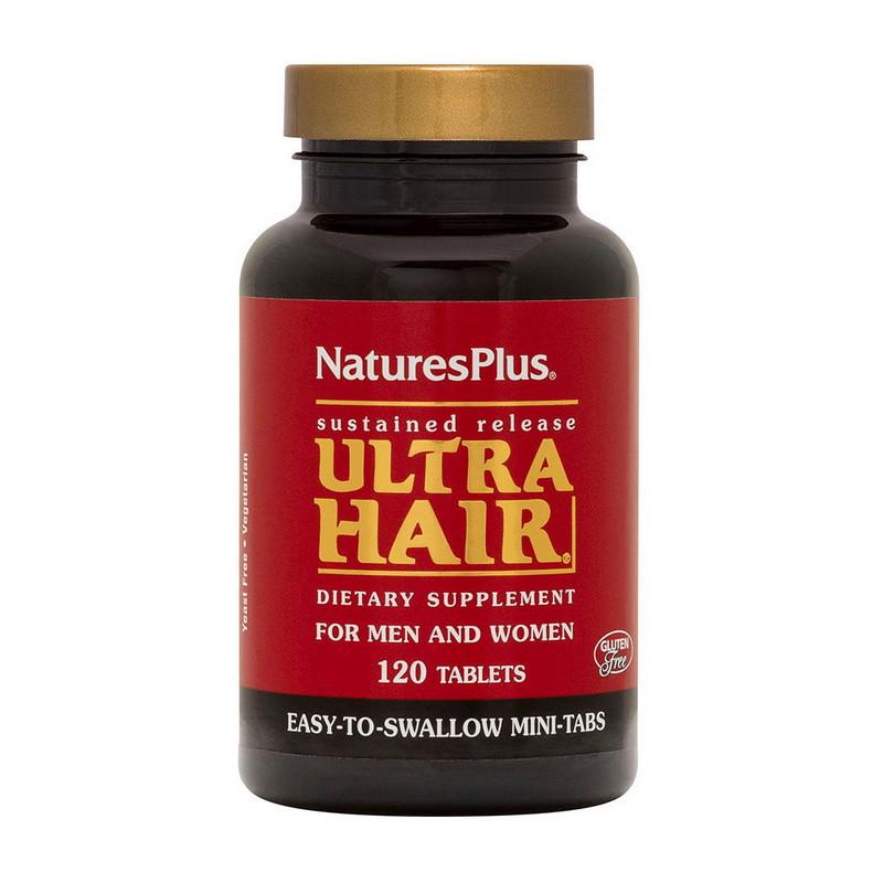 Вітаміни для волосся шкіри та нігтів Natures Plus Ultra Hair 120 капс. (20750-01)