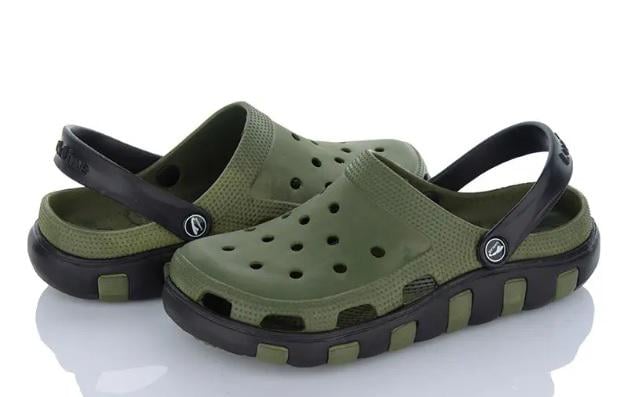 Сабо мужские Luck line Оливковый/Черный (15041115)