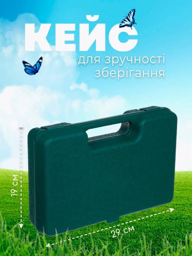 Набір інструментів для саду та городу BRS 5в1 ручний Зелений (494376504) - фото 5 Набір інструментів для саду та городу BRS 5в1 ручний Зелений (494376504) - фото 5