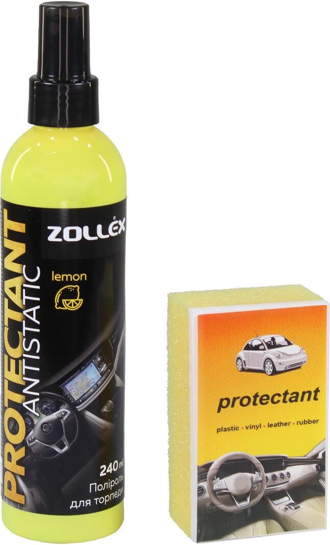 Поліроль-молочко для пластику Zollex лимон 240 мл (18032)