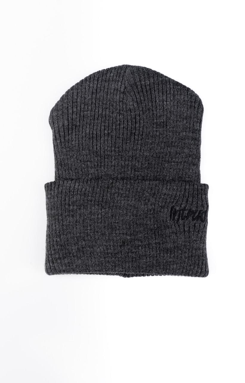 Шапка Intruder small logo унисекс зимняя Серый