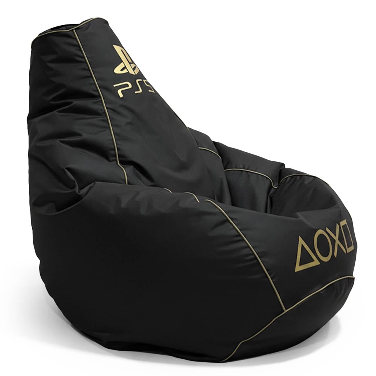 Бескаркасное кресло-мешок и подушка PlayStation 5 Flex Oksford золото кант 140х100 см (100047)
