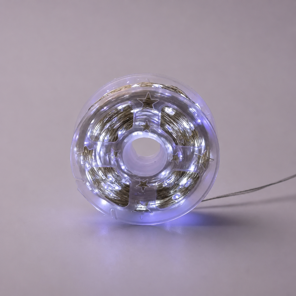 Гирлянда новогодняя Роса 100 м 1000 LED с пультом 8 режимов белая (RV-329-W-wht) Гирлянда новогодняя Роса 100 м 1000 LED с пультом 8 режимов белая (RV-329-W-wht)
