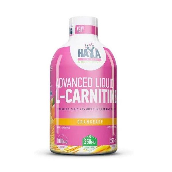 Карнітін Haya Labs Advanced Liquid L-Carnitine Orange 1000 mg 500 ml 62 servings