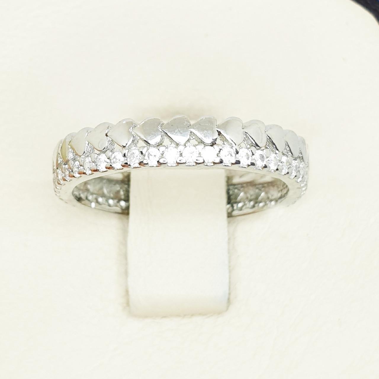 Кольцо серебряное с кубическим цирконием р. 18,5 3,12 г (1584725242)