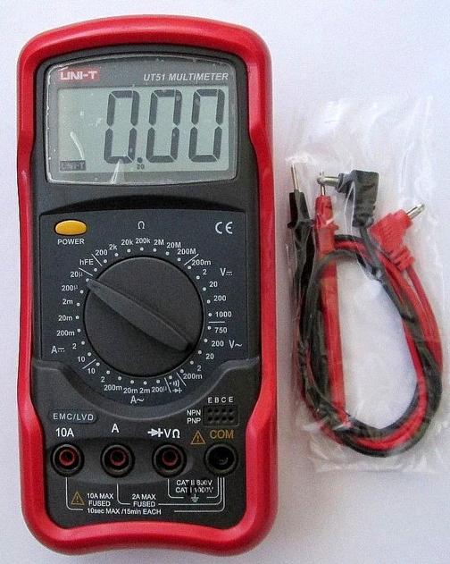 Мультиметр-тестер Unit UT51 (000019579) - фото 3