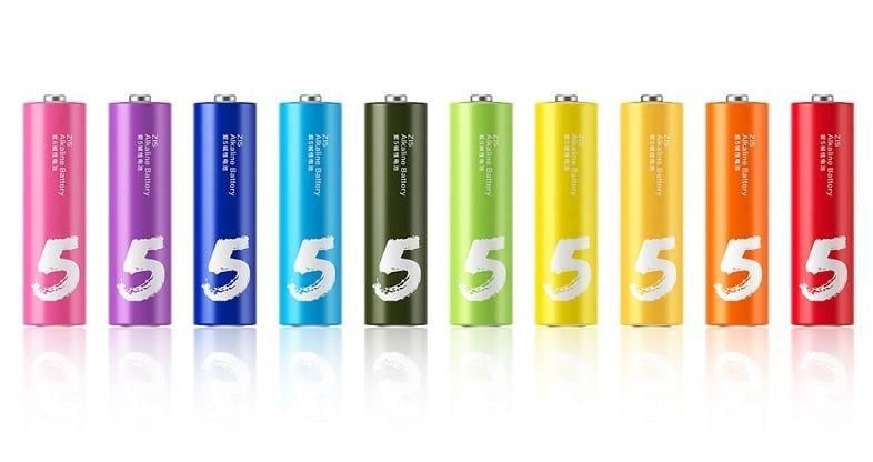 Батарейки ZMI Rainbow AA batteries 10 pcs AA501 10 шт. (1868079155)