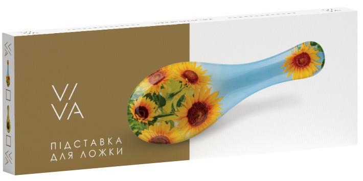 Подставка для ложки VIVA AVOCADO стеклянная 23 см (SP04-Y) - фото 2