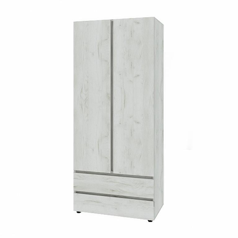 Шкаф Everest Лайт ШЛ-2 900х500х2080 мм Крафт белый (11411) Шкаф Everest Лайт ШЛ-2 900х500х2080 мм Крафт белый (11411)