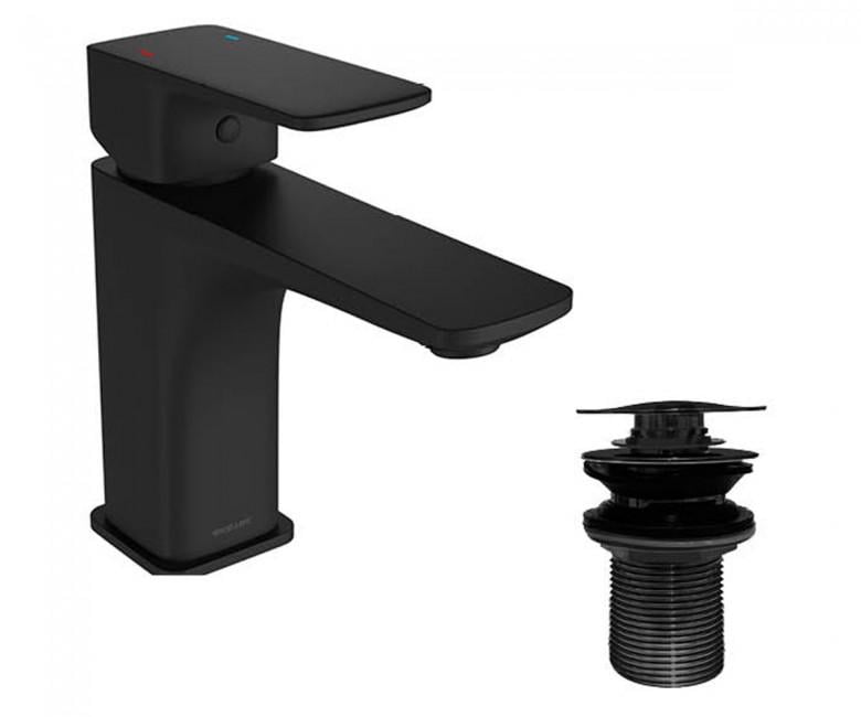 Смеситель для раковины EXCELLENT KERIA Arex.2001Bl Черный (83397)